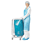 Afficher les détails pour Einmal Schürzen 106cm lang > blau aus PE-Folie Image de Einmal Schürzen 106cm lang > blau aus PE-Folie