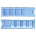 Afficher les détails pour Medikamentendispenser für 1 Tag, 4 Unterteilungen, blau Image de Medikamentendispenser für 1 Tag, 4 Unterteilungen, blau