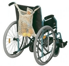 Afbeelding van Einkaufsnetz für Rollstuhl