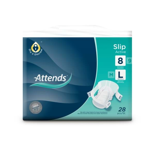 Afbeelding van Attends Slip Active 8L - 1 Pack 28 Stück