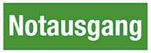Bild von Rettungszeichen - Notausgang