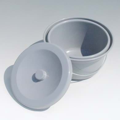 Image de Toiletteneimer kpl. mit Deckel und Bügel grau