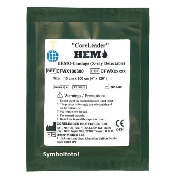 Bild von HEMO-Fiber Kompresse, 8-lagig, im Peelpack - 5 cm x 5 cm 