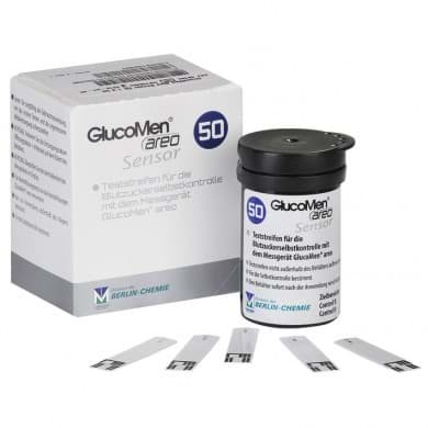 Bild von GlucoMen areo Sensor Blutzuckerteststreifen (50 T.)