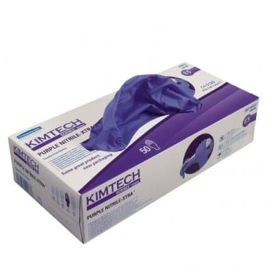 Bild von KIMTECH SCIENCE PURPLE NITRILE XTRA PF Gr. L / Pack a´50 Stück