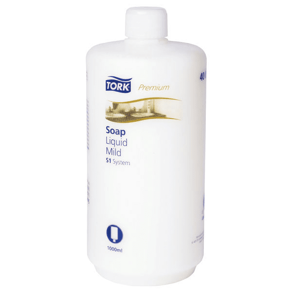 Bild von Tork Premium Cremeseife  1 Liter, passend zu Tork Seifenspender S1 Elevation Seifenspender