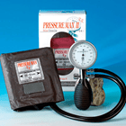 Bild von Blutdruckmesser Pressure Man II Chrome Line - Klett-Manschette rot