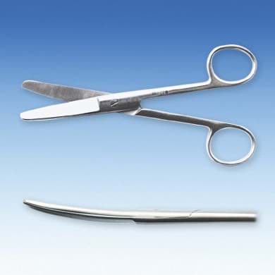 Bild von Chirurgische Scheren 14,5 cm, gebogen - stumpf/stumpf