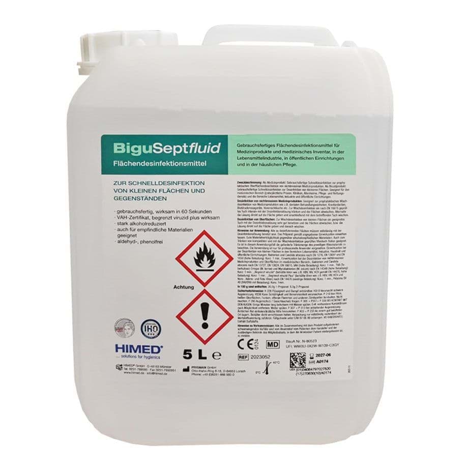 Bild von BiguSept fluid 5000 ml Flächendesinfektion