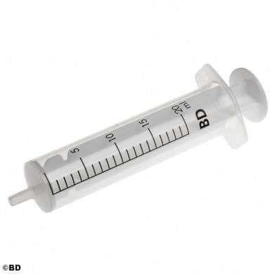 Bild von BD Discardit™ II, 20 ml, Luer, exzentrisch (80 Stck.)