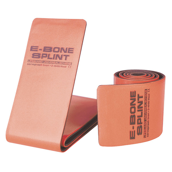 Bild von Lifeguard E-Bone Splint > Standard * gerollt *, Farbe: grau-orange  100 x 11 cm 