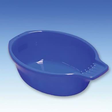 Image de Handwaschbecken blau, 7 Ltr. oval mit Seifenablage